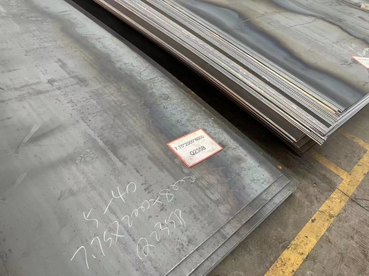 Q345 ASTM A36 صفيحة فولاذ الكربونية المطاطية الساخنة 4 * 8FT أوراق فولاذية للبناء