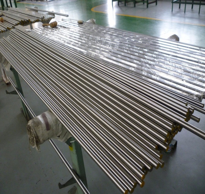 البار الدائري من الفولاذ المقاوم للصدأ 304 316 321 10mm 20mm سحب بارد / مطاط ساخن مطلي / سطح BA