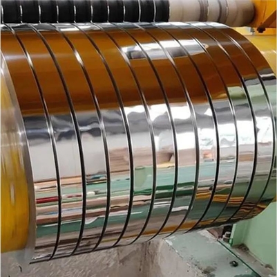 ASTM 201 304 316 0.5 0.7 0.76mm 5/8&quot; 3/8&quot; 1/2&quot; 3/4&quot; شريط الفولاذ المقاوم للصدأ سطح BA
